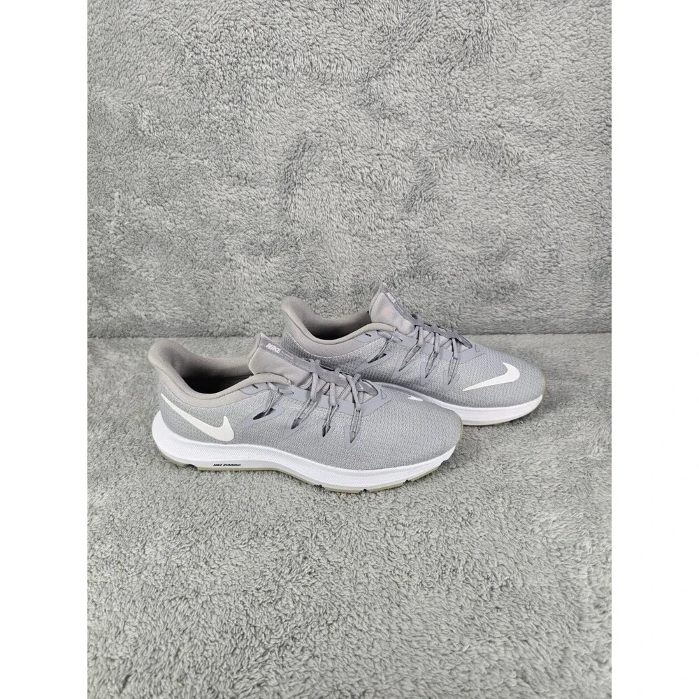 Nike Shoes Mens Size 7.5 Quest Sneakers Gray White Running Athletic